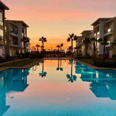 F3 Casabay Beach Sidi Rahal Vue Sur Piscine Exteriör bild